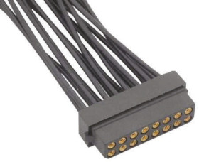 Obudowa złącza 12-pinowe 2-rzędowe raster: 2mm HARWIN Żeński Montaż na kablu M80-103 Gniazdo zaciskane serii M80-011,