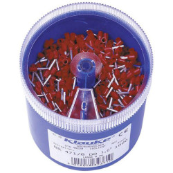 Klauke GR4718DO Ferrule set 1mm&#xB2; partially insulated red 1000 pcs