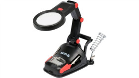 Uchwyt Typu Trzecia Ręka Z Podwójną Lupą, Podświetlenie Led