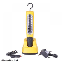 Latarka warsztatowa 30-LED aku.12V i 230V - URZ0026