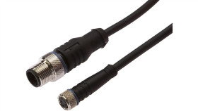 Vk500f84, Kabel Połączeniowy, 5M, Żeński M8 (Gniazdo) 3-Stykowy Prosty, Męski...