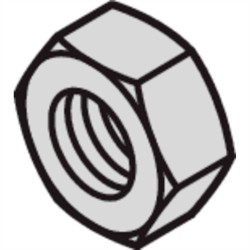 nVent SCHROFF 21100211 Nakrętka sześciokątna 1 szt.