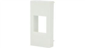 Adapter Keystone Pojedynczy 1M 22,5X45 Biały Mediabox