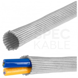 Koszulka izolacyjna 8mm sznur zaplatany z włókna szklanego odporny na wysokie temperatury do 400°C TEXTHERMA