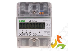 Licznik energii elektrycznej 3-fazowy 80A LE-02d F&F FILIPOWSKI