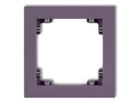DECO Ramka uniwersalna z tworzywa DECO Pastel Matt wrzosowy 50DR-1 KARLIK