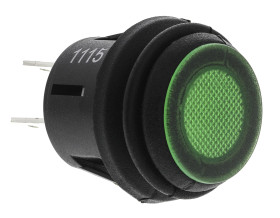 Nasadka przełącznika Zatrzaskowy DPST średnica wycięcia 20.2mm, montaż panelowy ZF