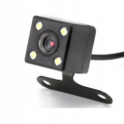 Kamera cofania do lusterek 5 pin 4xLED, DVR i ramek tablicy, rejestratorów, kabel 5,5m