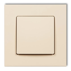 DECO Gniazdo ssące odkurzacza centralnego DECOvac beżowy 1DGV-1