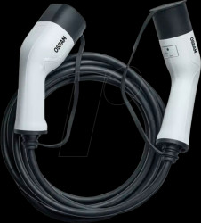 OCC23205 Type 2 cable, for electric vehicles, 7.2 kW, 32 A, 1-phase, 5 m