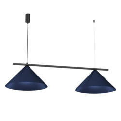 Lampa wisząca CAPITAL BLACK/NAVY BLUE 2XGX53 MLP1531 Milagro