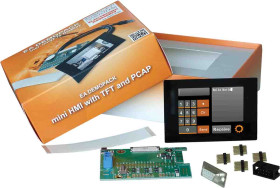 Zestaw do Zawiera miniaturowy panel dotykowy (PCAP), 2.8-calowy, programowany, TFT, PCAP EA DEMOPACK-CONNI Display