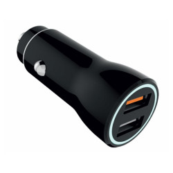 Ładowarka USB samoch. BLOW 2,4A 5V QC3.0 G30W zasilacz USB z gn.zapaln.