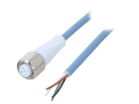 7024-12221-3212000 Gniazdo proste M12, P4 z przewodem o długości 20m 50VAC