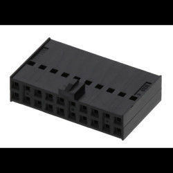 Obudowa wtyku 2.54mm 2x10 żeński czarny