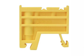 Trzymacz blokada końcowa na szynę TS/TH35 KU-1/35 żółty A44-1201