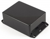ABS enclosure, (L x W x H) 110 x 82 x 44 mm, black (RAL 9005), IP54, 1591SFLBK