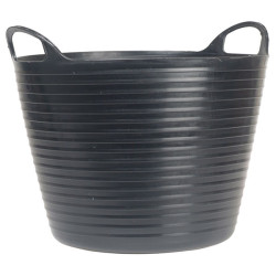 Faithfull FAIFLEX15B Heavy-Duty Polyethylene Flex Tub 15 litres Black