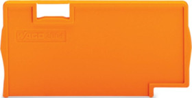 Separating plate, 2 mm, orange for terminal block, 2004-1394
