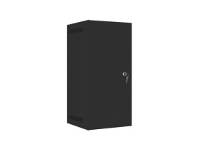 SZAFA INSTALACYJNA RACK WISZĄCA 10 12U 280X310 CZARNA DRZWI METALOWE LANBERG (FLAT PACK)