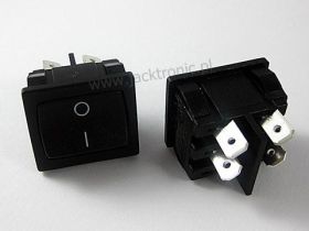 PRZEŁ.<18> CZARNY 2x10A 250V OPIS O/I.