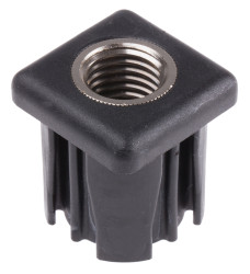 Wkładka gwintowana do rury, profil: Kwadrat, 40 x 40 x 43mm, M20