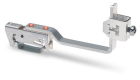 Wspornik szyny głównej Nośnik pręta magistrali WAGO Blok zacisków Szyna DIN