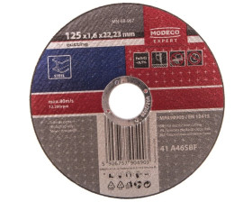 ŚCIERNICA DO CIĘCIA STALI 125X1.6X22,23 MM PLASKA MN-68-967