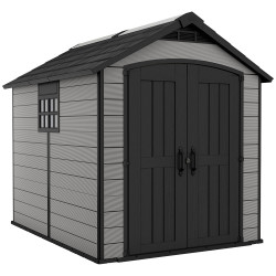Keter 255235 Premier Shed Grey 7.5 x 9ft