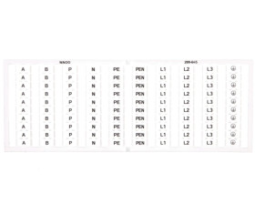 Ramka z oznacznikami 10x ABPNPEPEN- 209-645 /5szt./