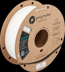 PA18002 Filament, Polymaker HT-PLA-GF, White, 1.75 mm, 1 kg