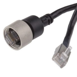 Kabel kat. 5e Ekranowane Czarny 2m