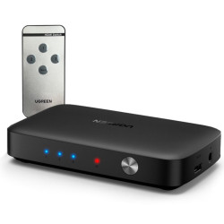 Przełącznik HDMI UGREEN 4K,2K 3 wejścia HDMI-1 wyjście, pilot