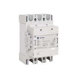Stycznik 100→ 250 V DC Allen Bradley styki: 3 160 kW 305 A 1NO + 1NC Montaż panelowy Połączenia bar 100-E305KD11