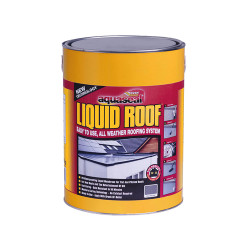 Everbuild AQLIQRFGY7 Aquaseal Liquid Roof Slate Grey 7kg