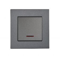 Włącznik VIKO jednobiegunowy podświetlany NOVELLA