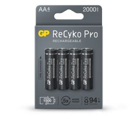 Akumulator R6 (AA) GP ReCyko+Pro [4szt]