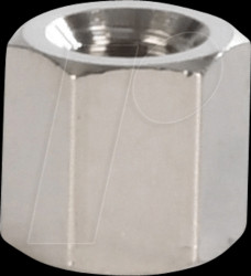 M30005.00.65 Spacers, metal, 6-edge, M3, 5 mm