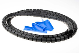 Spiralna owijka kablowa Czarny Essentra Polietylen