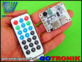 Odtwarzacz MP3 FLAC WAV WMA + Bluetooth + USB + SDcard