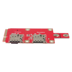 Moduł adaptera M.2 Key B do mini PCIe z 2× gniazdami NANO SIM