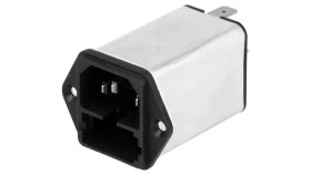 4301.5001Złącze Zasilające Ac Gniazdo Męskie 1A 250Vac Iec 60320 Kfa