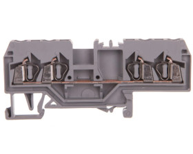 Złączka 4-przewodowa 2,5mm2 szara 280-633 /100szt./