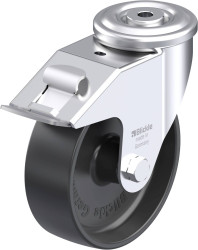 Blickle 580563 LER-PP 150G-FI Rolka obrotowa z blachy stalowej Średnica koła: 150 mm Maksymalne obciążenie: 300 kg 1 szt