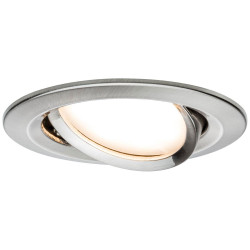 Paulmann 93446 Nova Flush Mount Light LED 6W Brushed Iron Energy Efficient