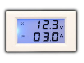Woltomierz LCD i amper. DC 0-199,9V 0-50A+ bocznik