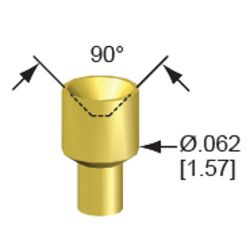 Igła testowa 100-PRG2522S, raster 100MIL (2,54mm)