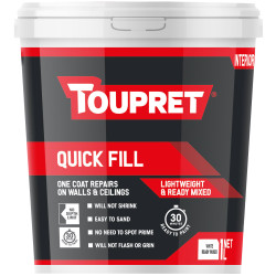 Toupret TTREDLP01GB Quick Fill (Interior) 1 litre