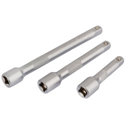 Draper 16424 1/4&quot; Sq. Dr. Extension Bar Set (3 Piece)