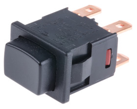 Nasadka przełącznika Zatrzaskowy DPDT, montaż panelowy Marquardt